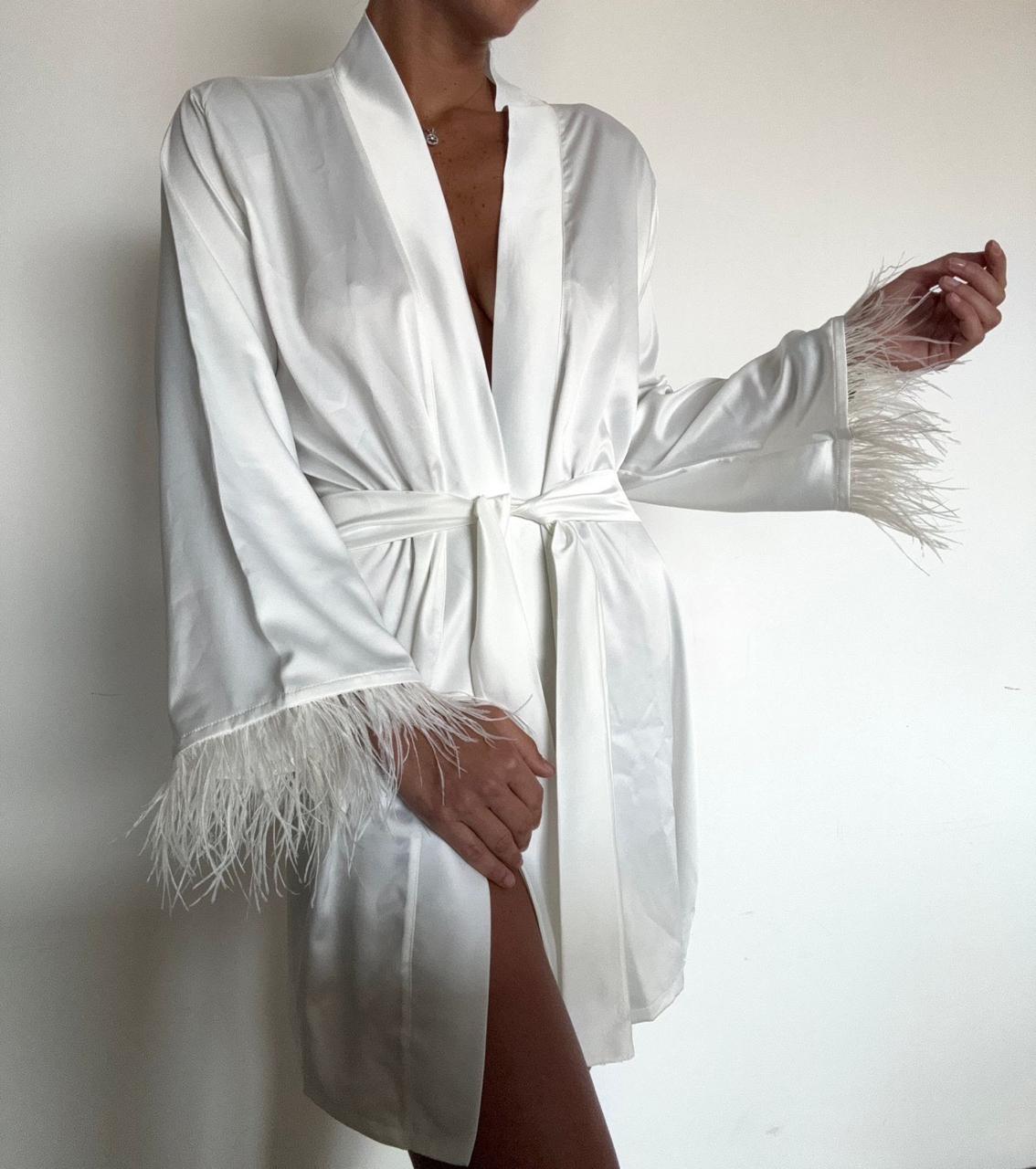 Kimono Afra Blanco